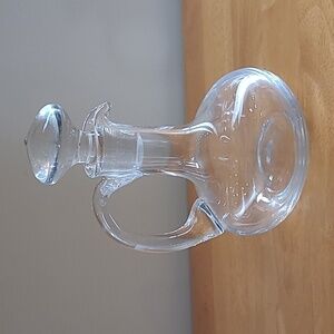 CLEAR GLASS Cruet Bottle Decanter With Glass Stopper